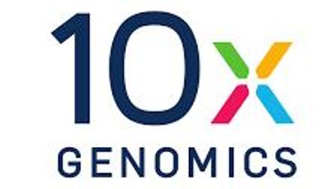 A logo for the brand 10x Genomics