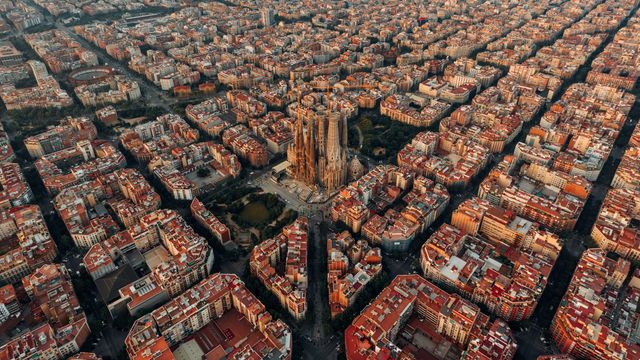 Barcelona from high. 