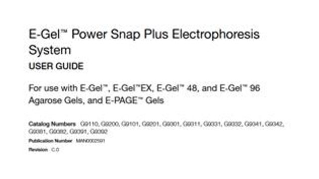 e-gel power snap user guide 