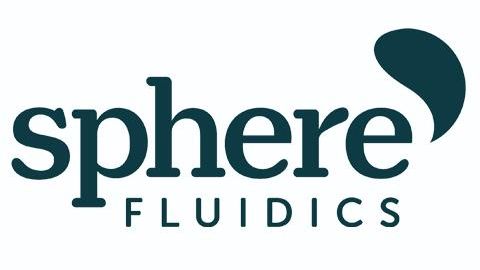 A logo for the brand Sphere Fluidics