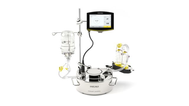 Sartorius Sterisart®  Universal | Gen 4 Sterility Testing Pump with Touchscreen Display, for sterility testing procedures. Integrated barcode scanner for efficient sample tracking. Flexible connectivity options for remote operation and data management.  