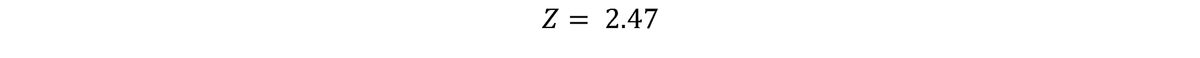 Z test example equation 4.